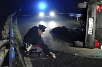 Foto di repertorio di un incidente stradale