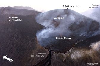 etna voragine nuova vetta dopo eruzione