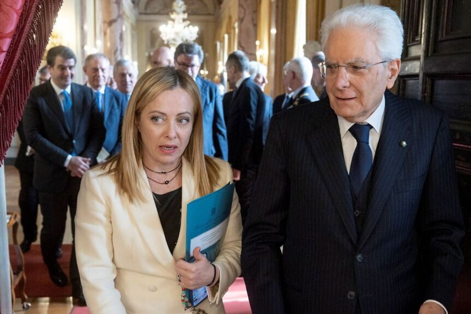 Giorgia Meloni - Sergio Mattarella