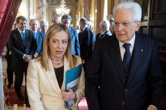 Giorgia Meloni - Sergio Mattarella