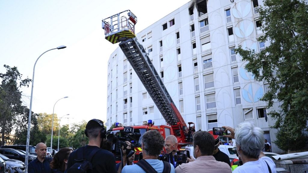 Incendio in un condominio, Nizza