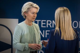 Von der Leyen e Meloni