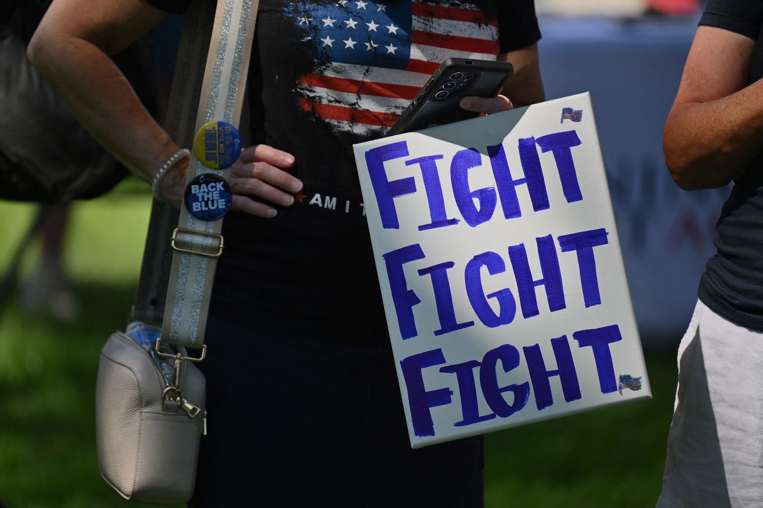 Sostenitori di Trump alla Convention Gop