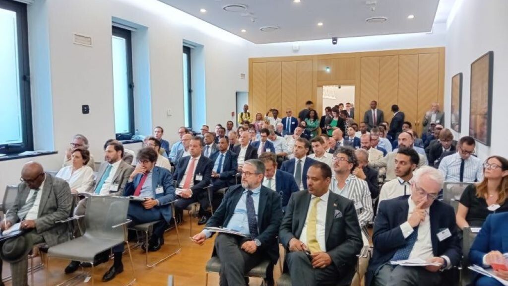 Les participants au Business Forum Italie-Ethiopie à Milan, le 18 juillet