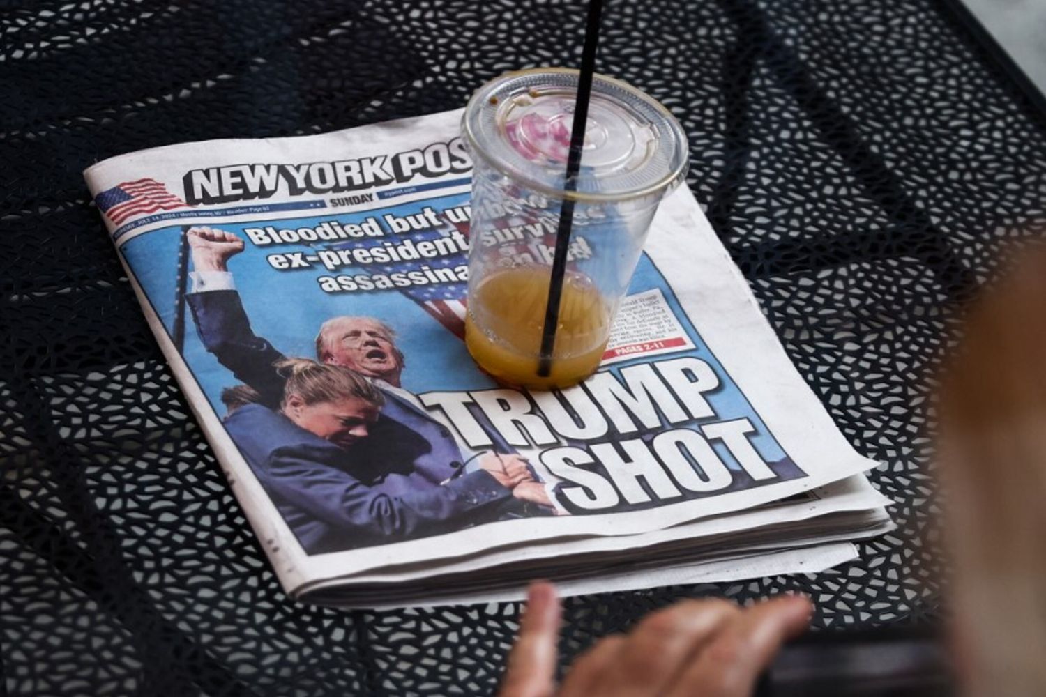 Attentato a Trump sui giornali americani