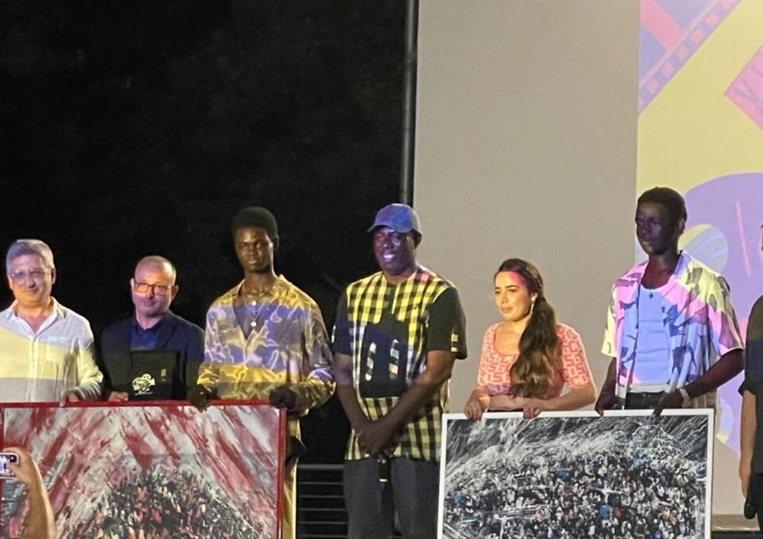 X RomAfrica Film Festival (RAFF), remise de prix aux deux acteurs de "Io Capitano" Seydou Sarr et Moustapha Fall