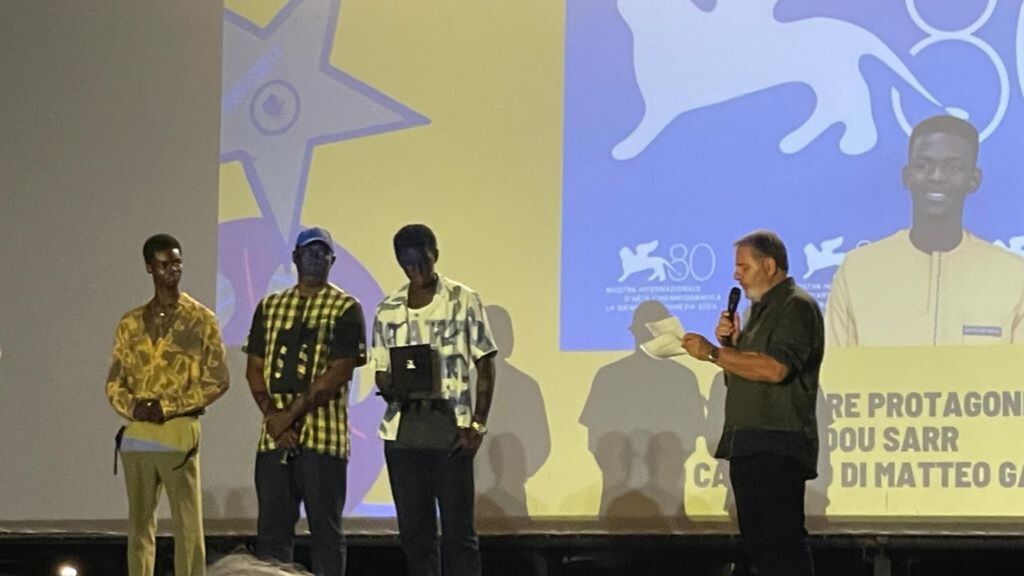 X RomAfrica Film Festival (RAFF), remise de prix aux deux acteurs de "Io Capitano" Seydou Sarr et Moustapha Fall