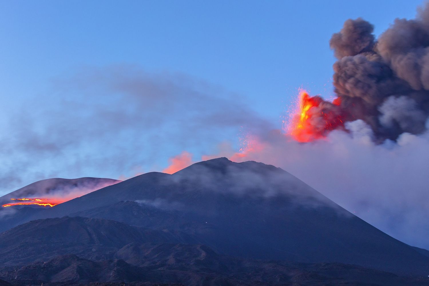 Un'eruzione dell'Etna