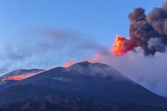 Un'eruzione dell'Etna