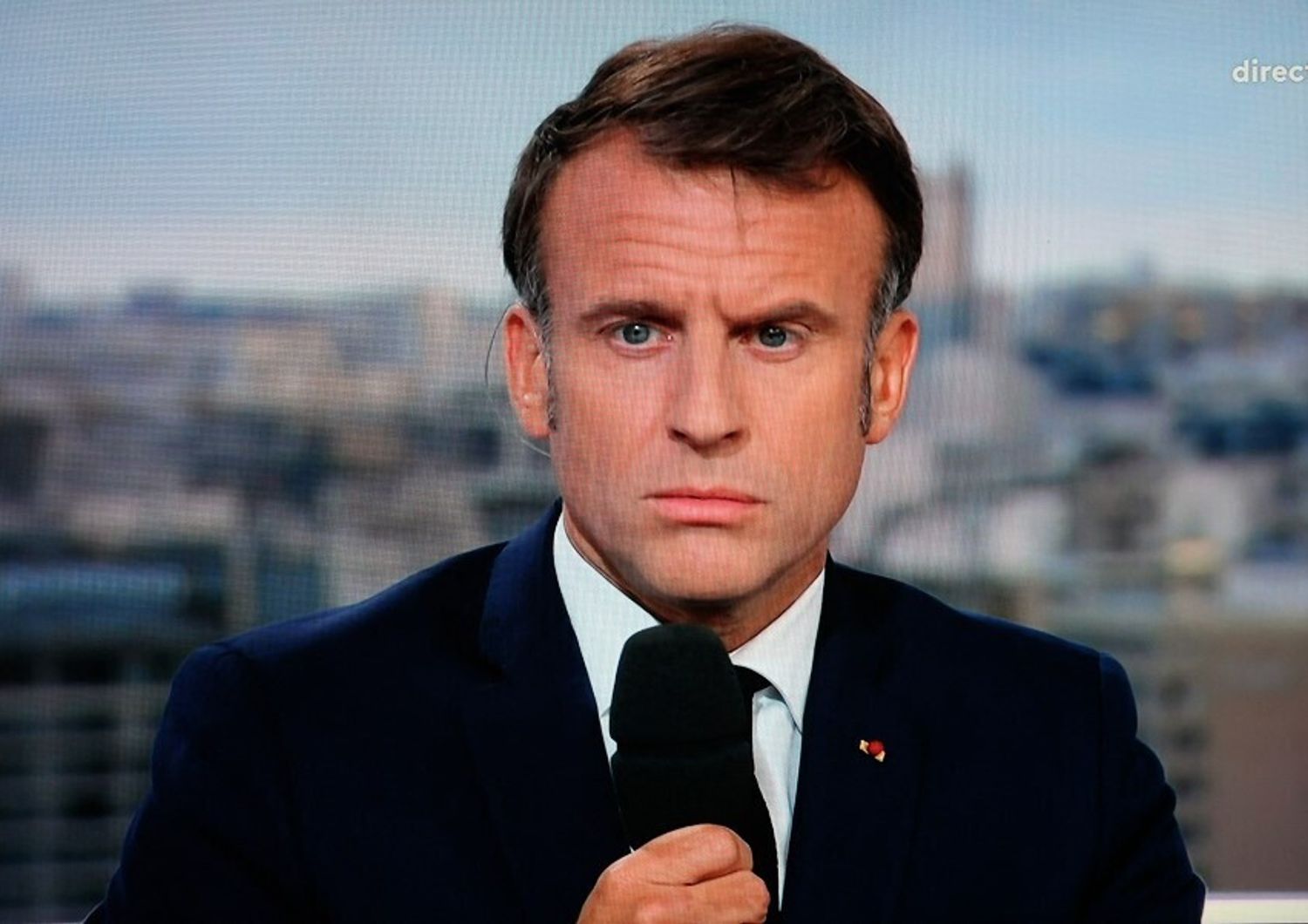 Il presidente francese Macron