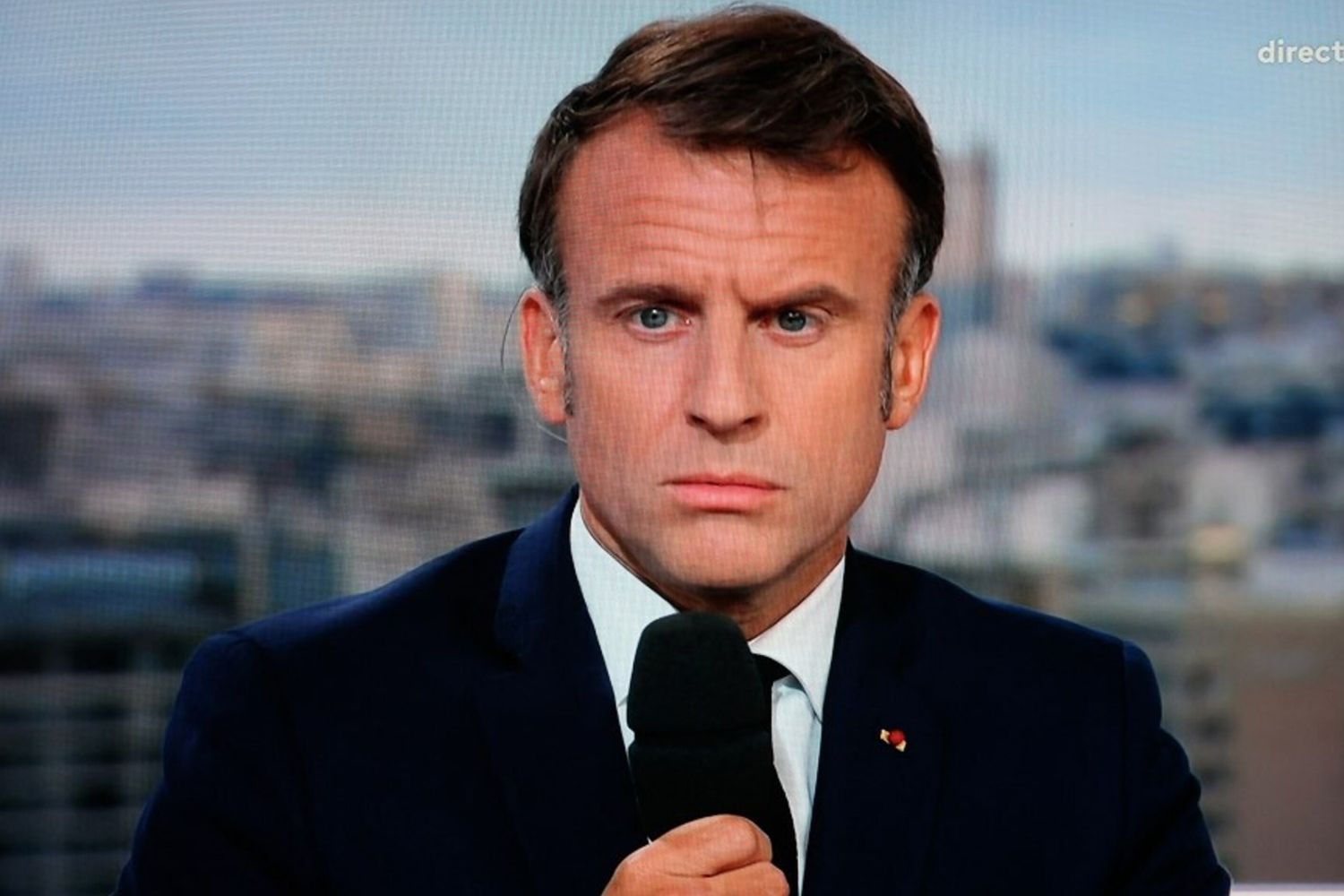 Il presidente francese Macron