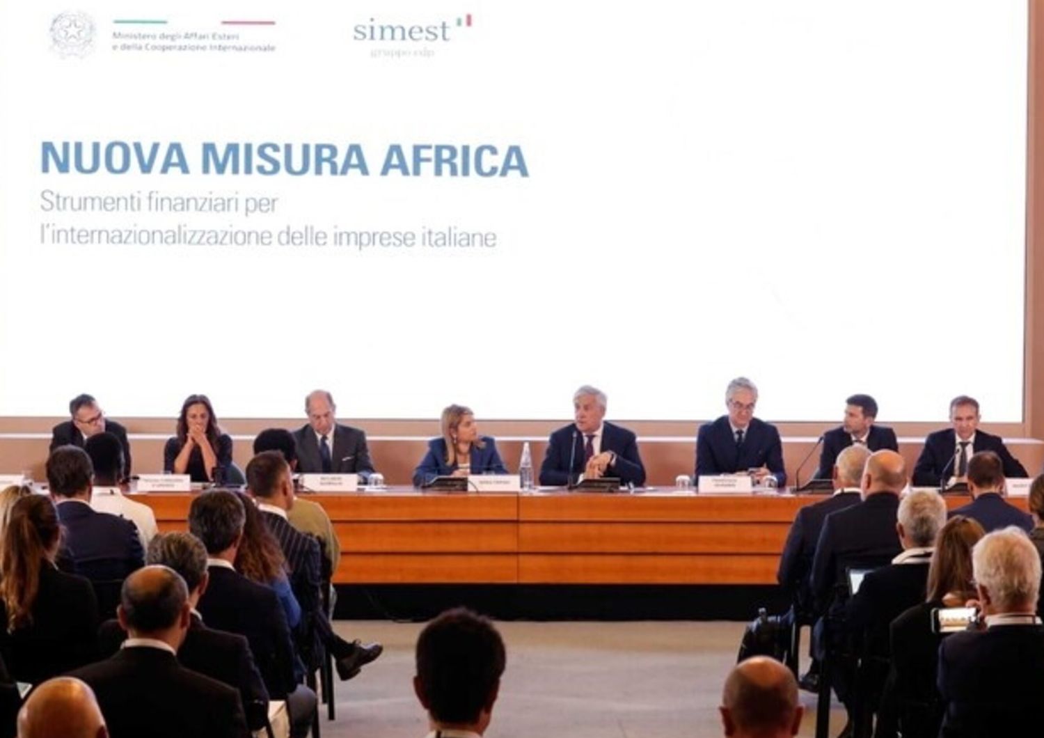 Présentation de  'Nuova Misura Africa' au Ministère des Affaires étrangères, 23 Juillet 2024