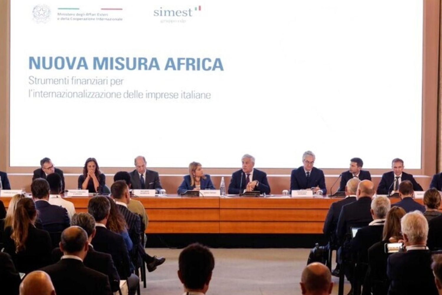 Présentation de  'Nuova Misura Africa' au Ministère des Affaires étrangères, 23 Juillet 2024