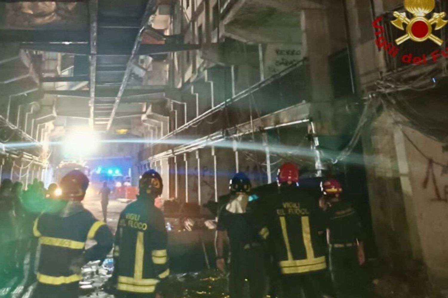 crollo ballatoio Scampia