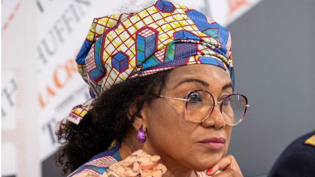 La ministre congolaise de l'Economie forestière, Rosalie Matondo, à Rome lors de la conférence  intitulée "L'opportunité de la forêt de la République du Congo".