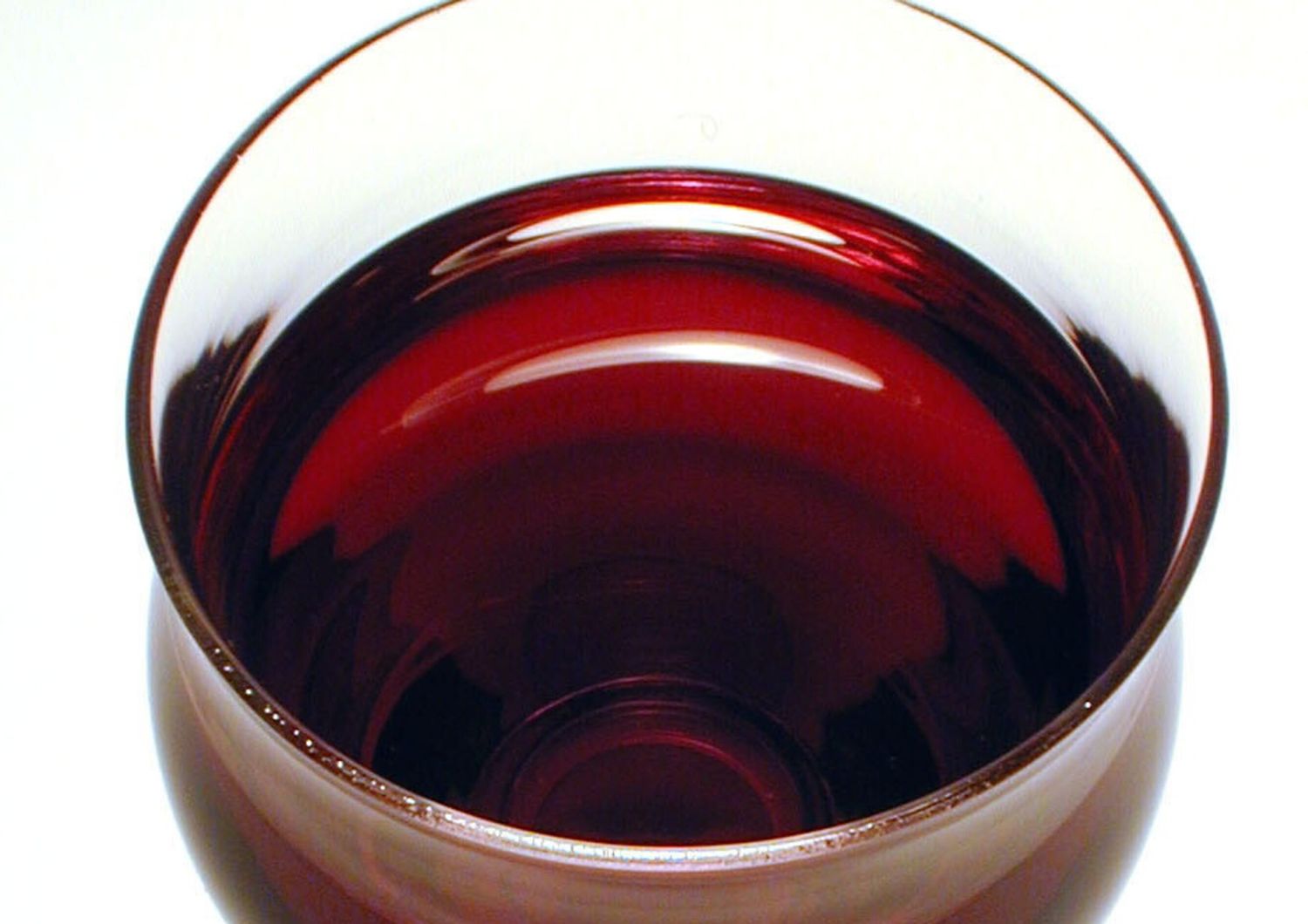 Calice di vino rosso