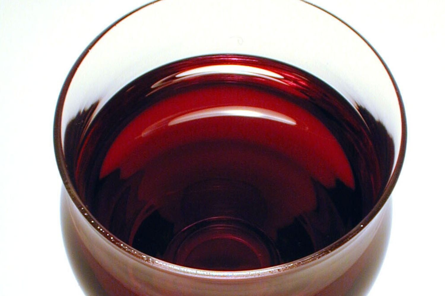 Calice di vino rosso