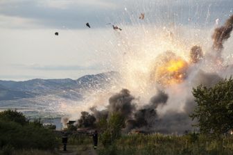 Esplosione della fabbrica di fuochi d'artificio vicino Sofia