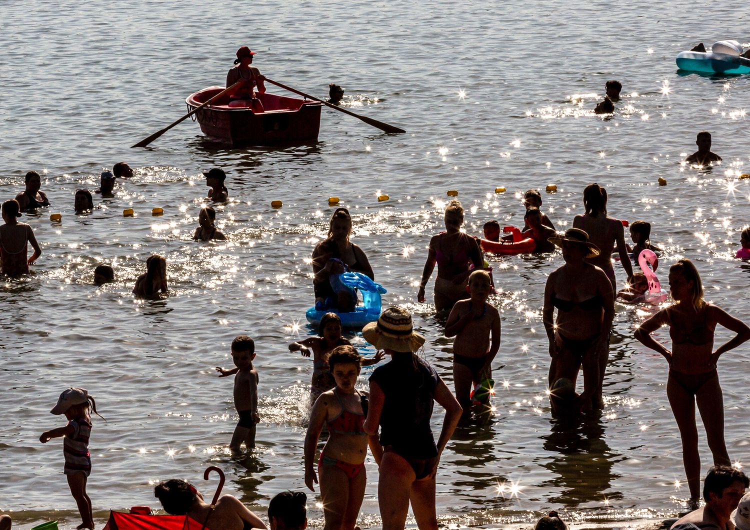 Bagnanti in spiaggia