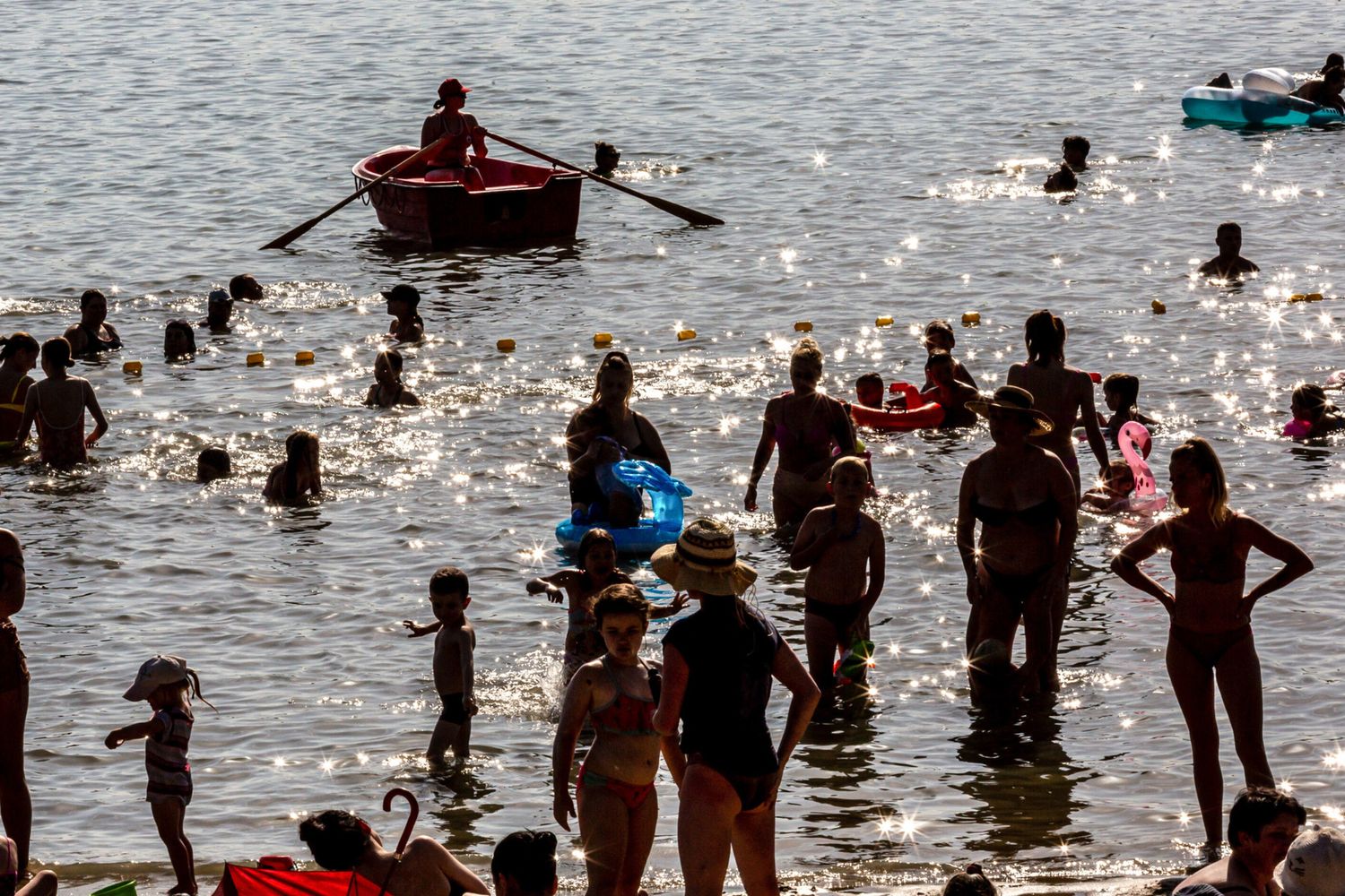 Bagnanti in spiaggia
