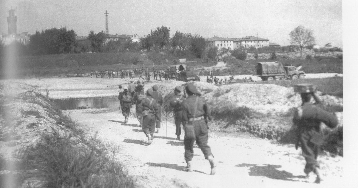 À Montecarotto, les volontaires de la Brigade Maiella ont repoussé les furieuses attaques allemandes