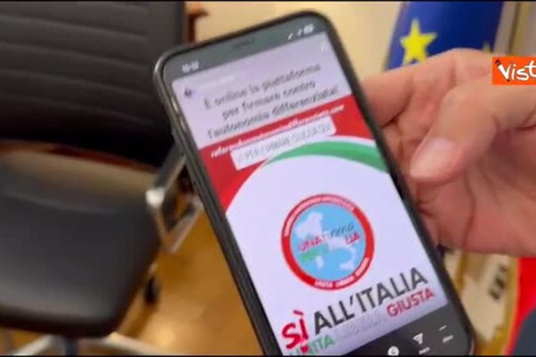 Referendum contro Autonomia, Boccia e la piattaforma raccolta firme: Insieme per non spaccare Italia