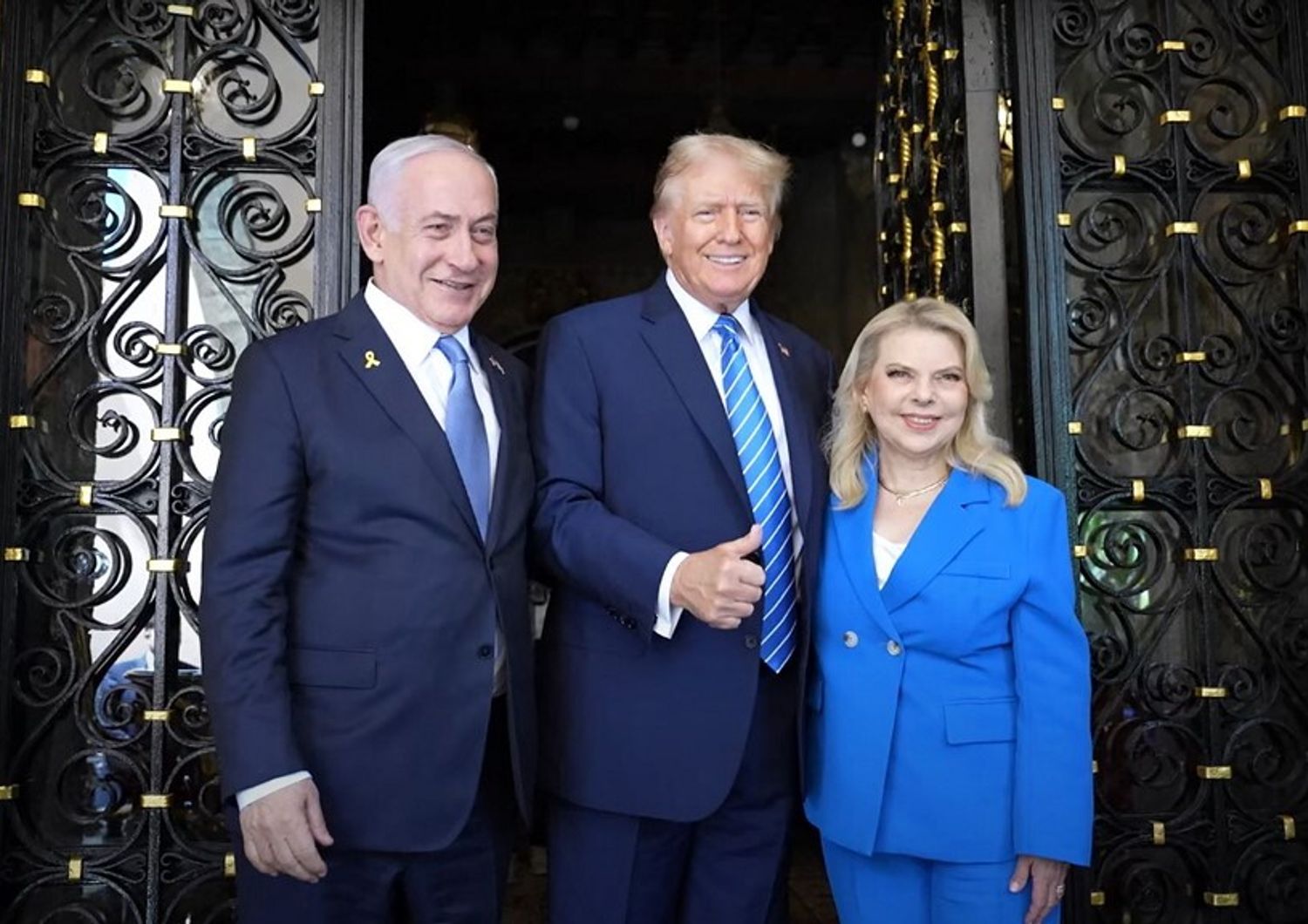 Netanyahu  con Trump