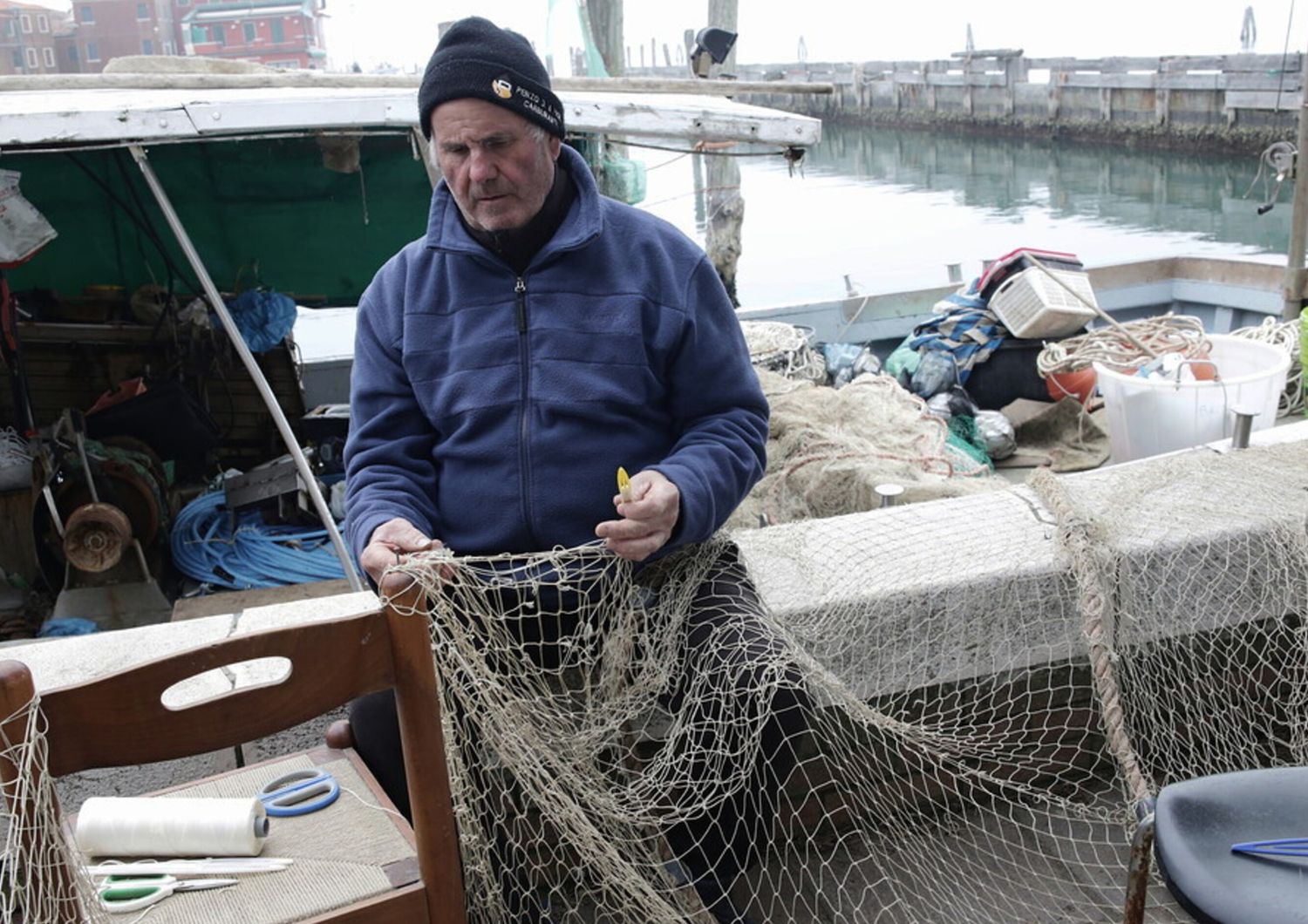 pescatore dell' Isola di Pellestrina, Venezia&nbsp;