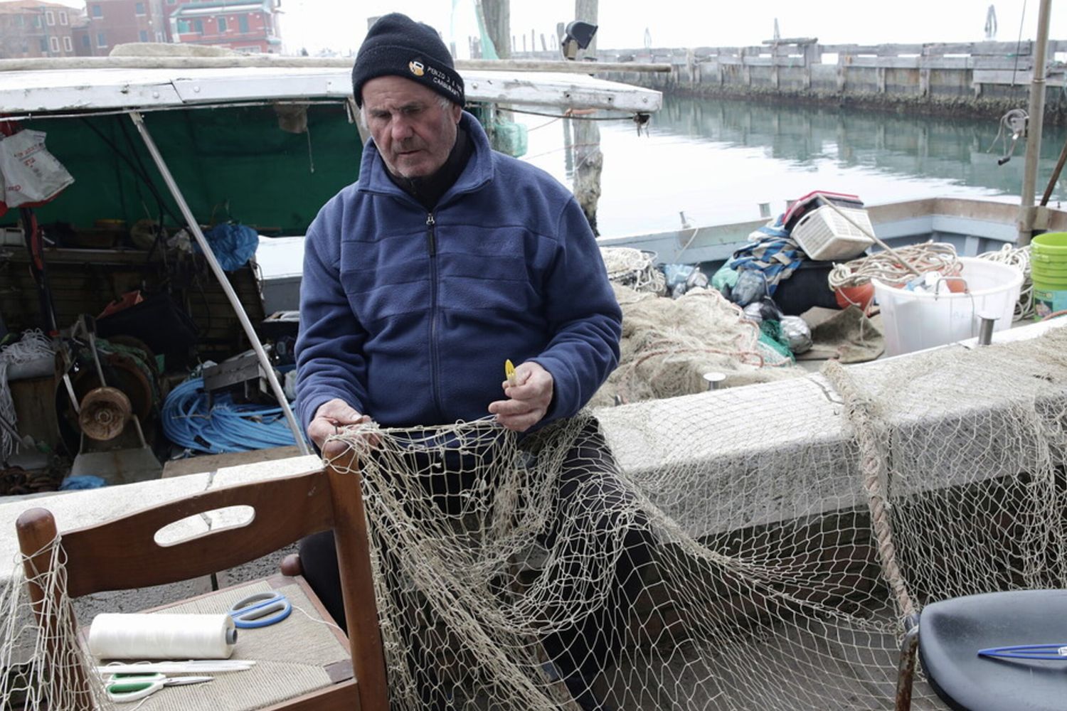 pescatore dell' Isola di Pellestrina, Venezia&nbsp;