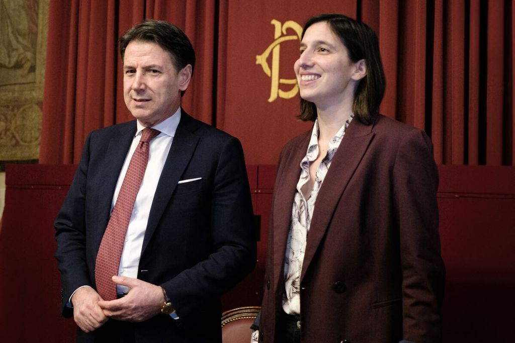 Giuseppe conte Elly Schlein