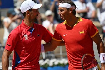 Due miti del tennis prima della sfida, Novak Djokovic e Rafa Nadal