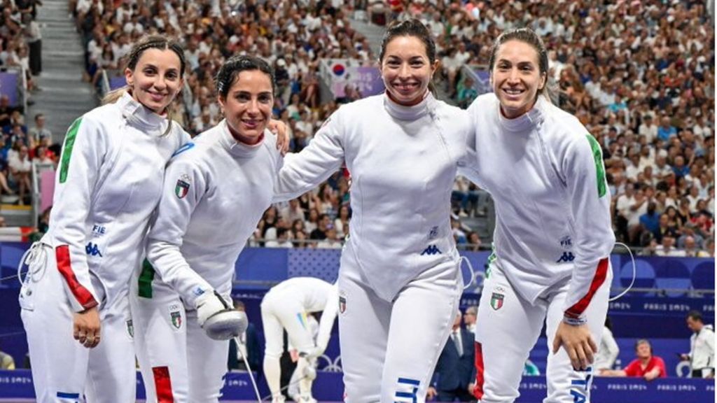 A Parigi 2024, fa sognare l'Italia della spada femminile! E' medaglia d'oro per la prima volta