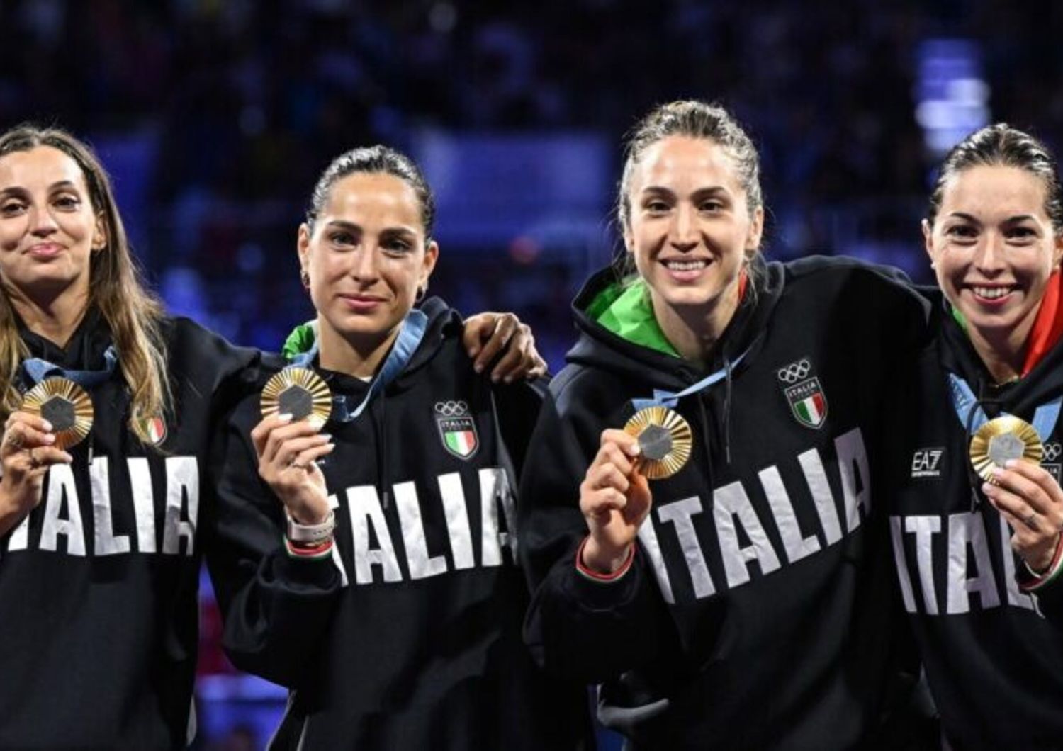 L'Italia della spada femminile ha vinto l'oro