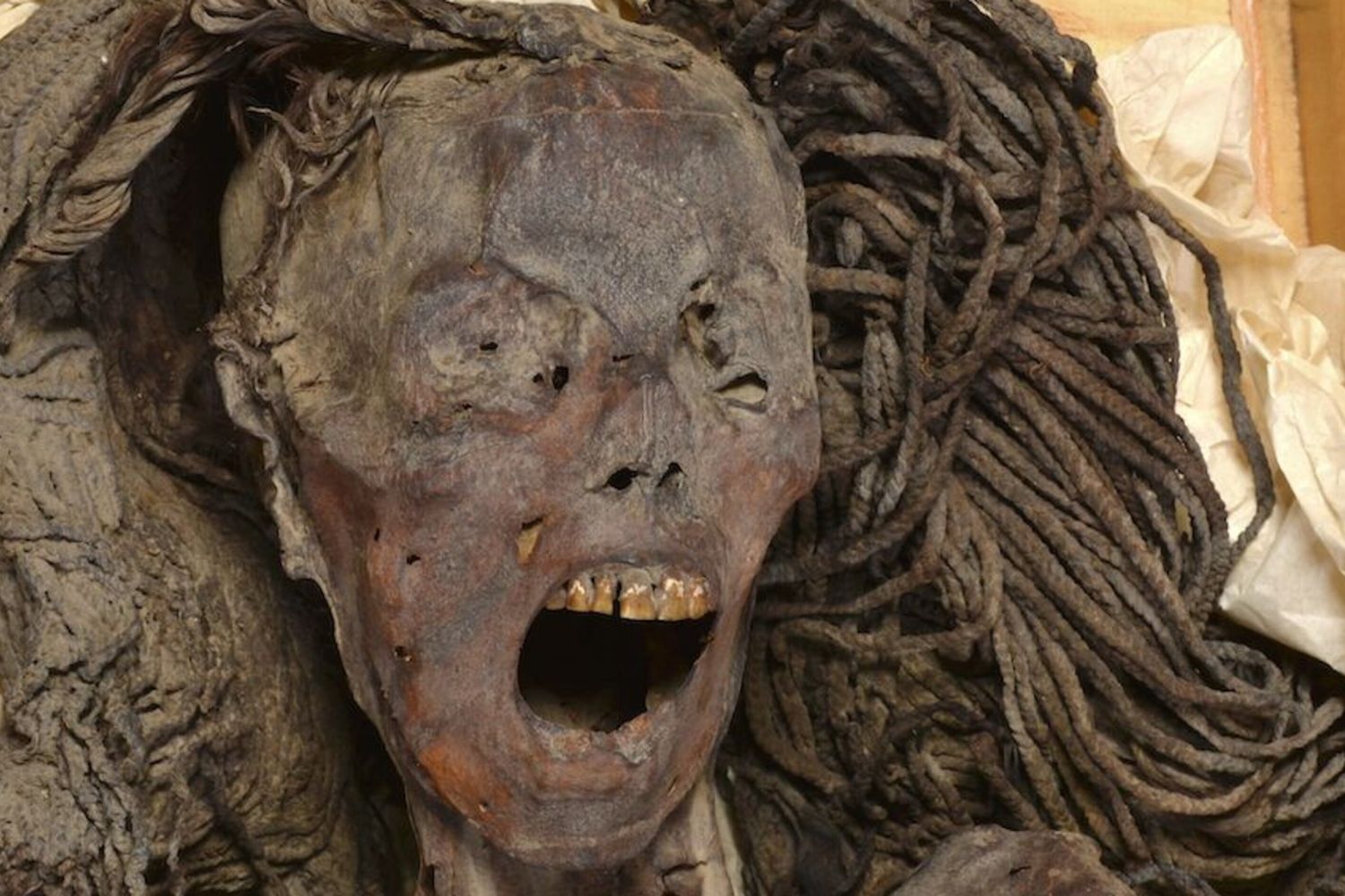 La mummia della donna urlante