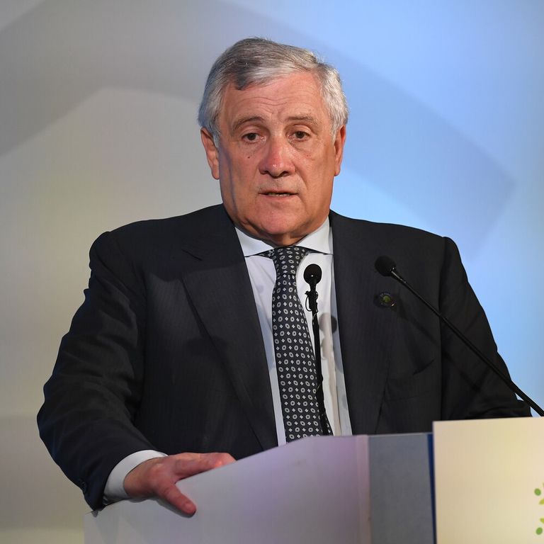 Il ministro degli Esteri Antonio Tajani