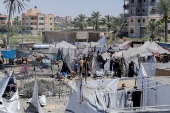 Campo sfollati Striscia di Gaza