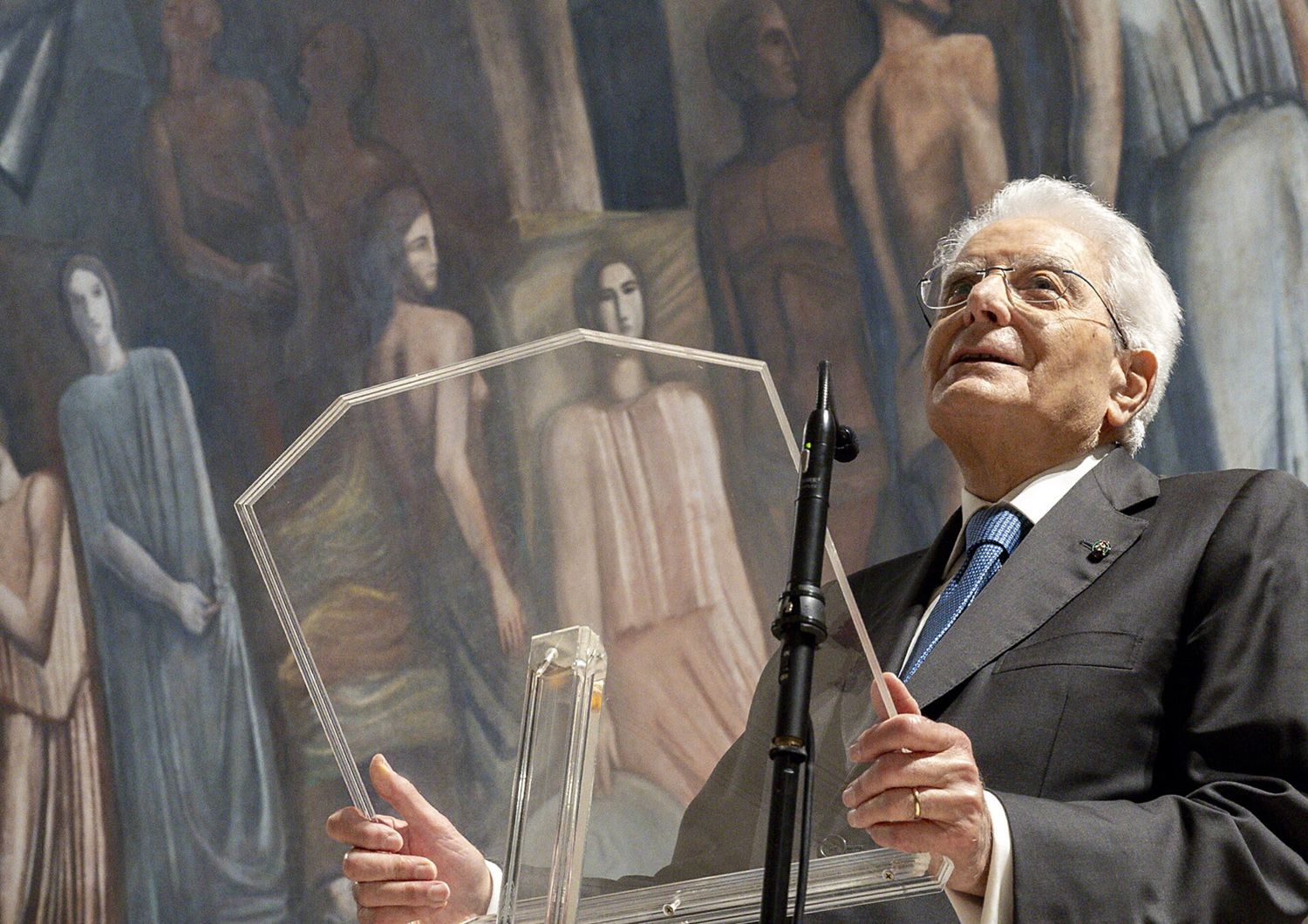 Sergio Mattarella alla Sapienza