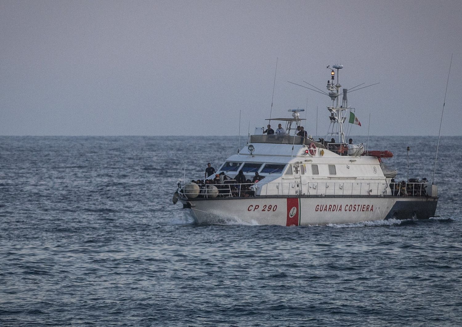 &nbsp;Lampedusa - Motovedetta Guardia Costiera