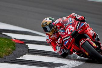 Enea Bastianini sul circuito di Silverstone