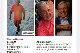 ricerca uomo scomparso aquilano benso