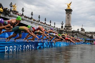 Gara triathlon Parigi 2024