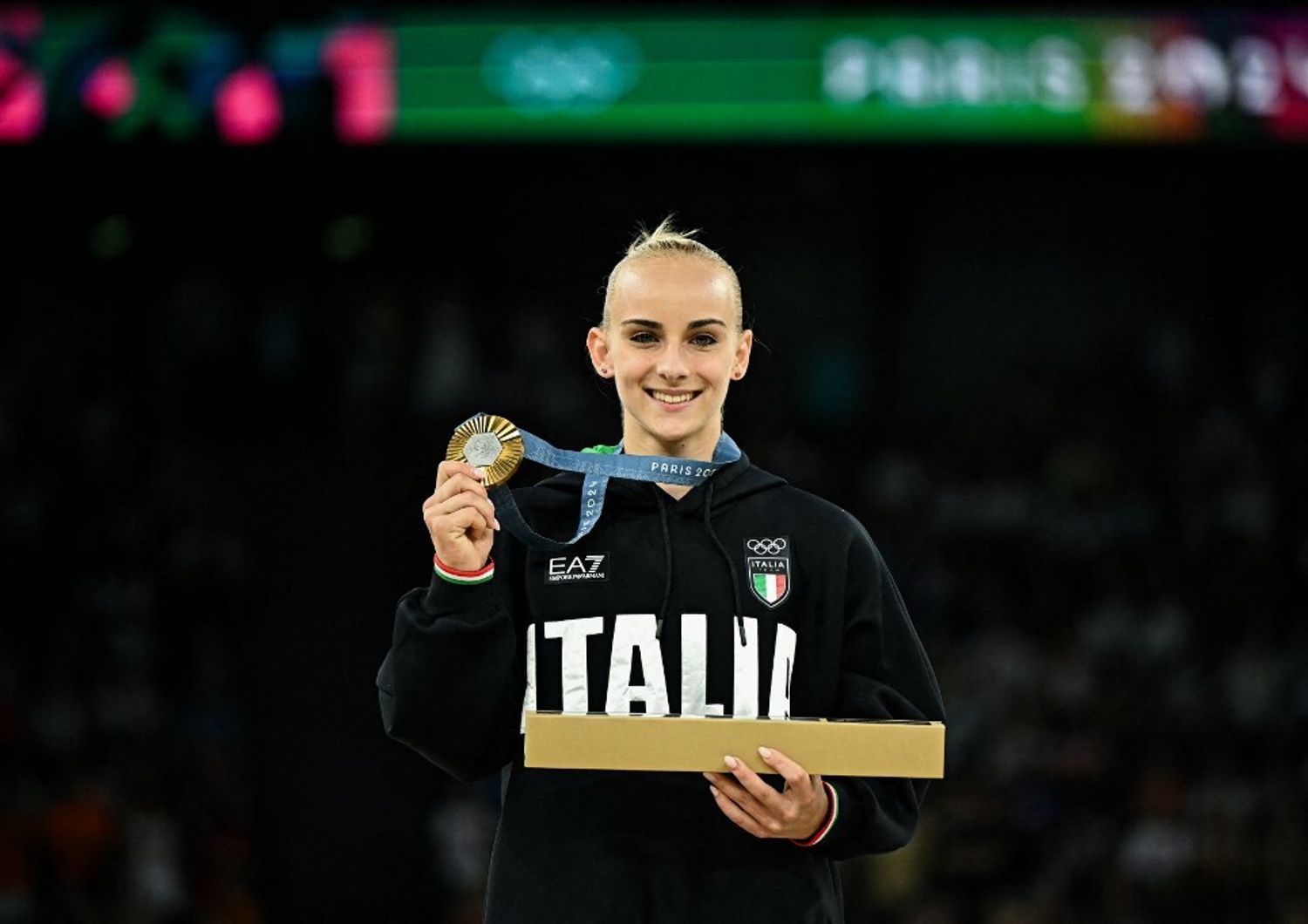 Alice D’Amato, oro alla trave a Parigi 2024