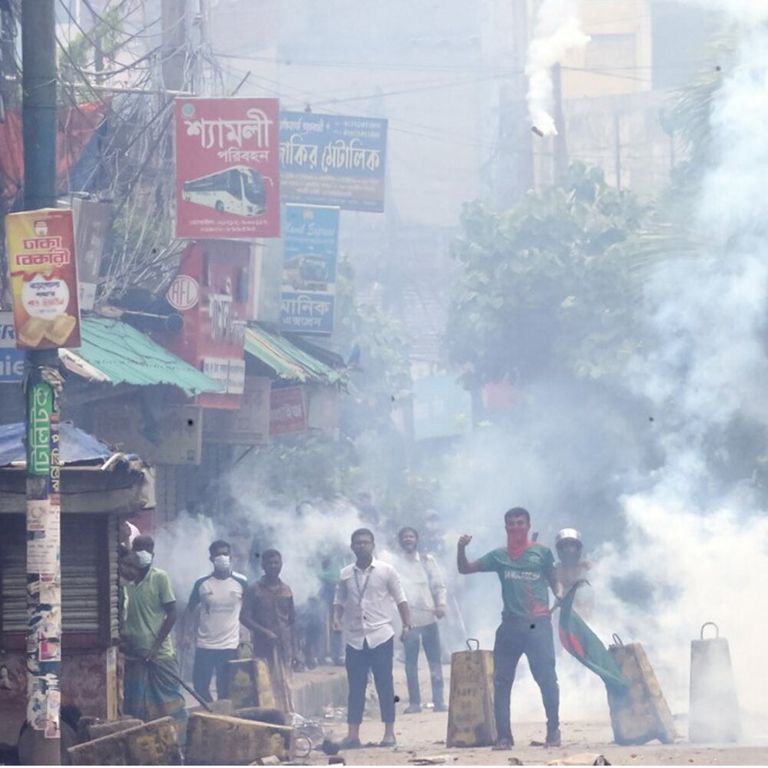 proteste in Bangladesh