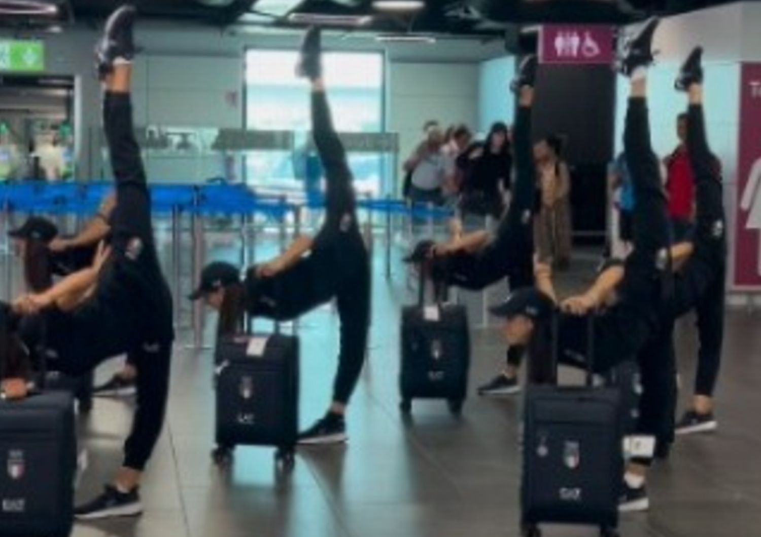 balletto azzurre ginnastica ritmica fiumicino