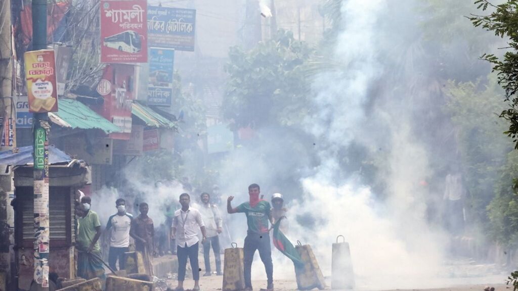 proteste in Bangladesh