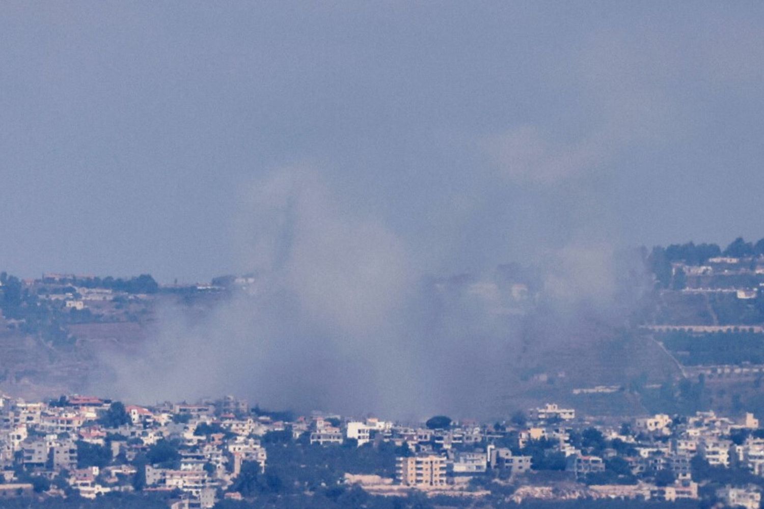 Villaggio colpito a sud del Libano