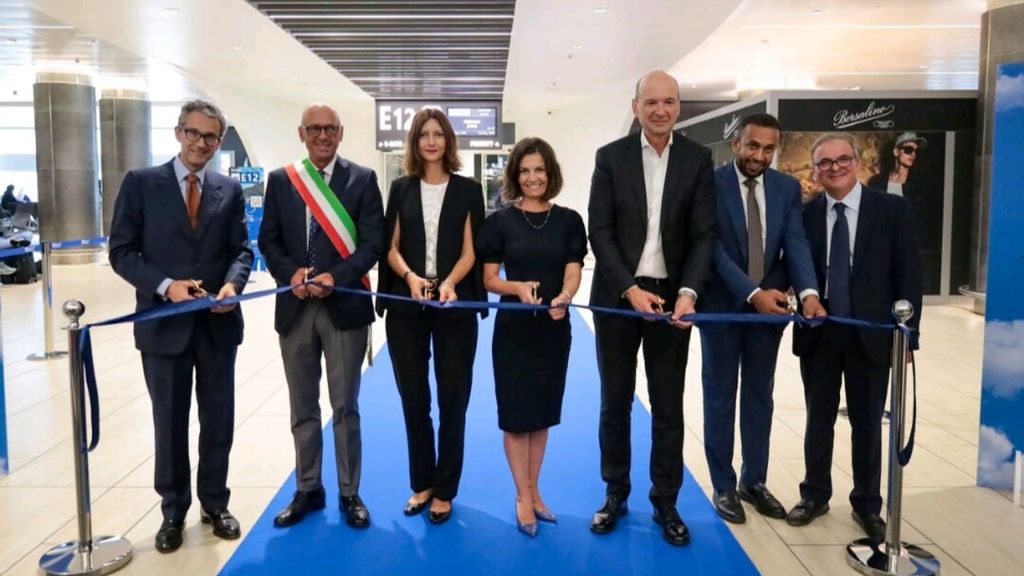 Inauguration du vol Rome-Jeddah, Aeroport de Fiumicino, Rome