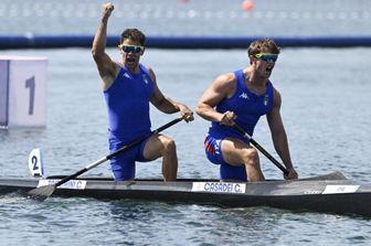 canoa casadei tacchini argento olimpiadi parigi