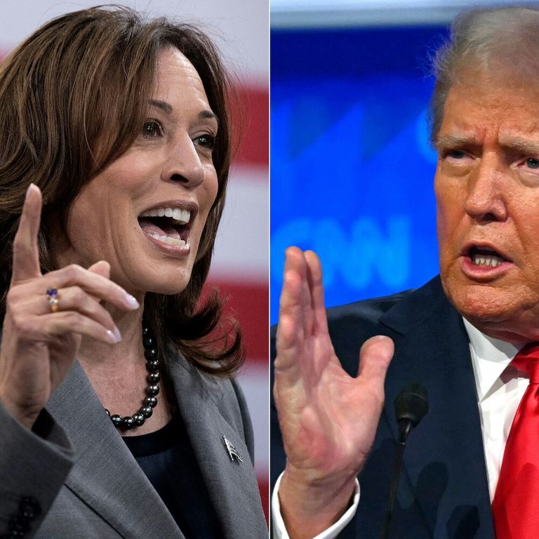 Kamala Harris e Donald Trump