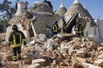 Trullo crollato nel Brindisino